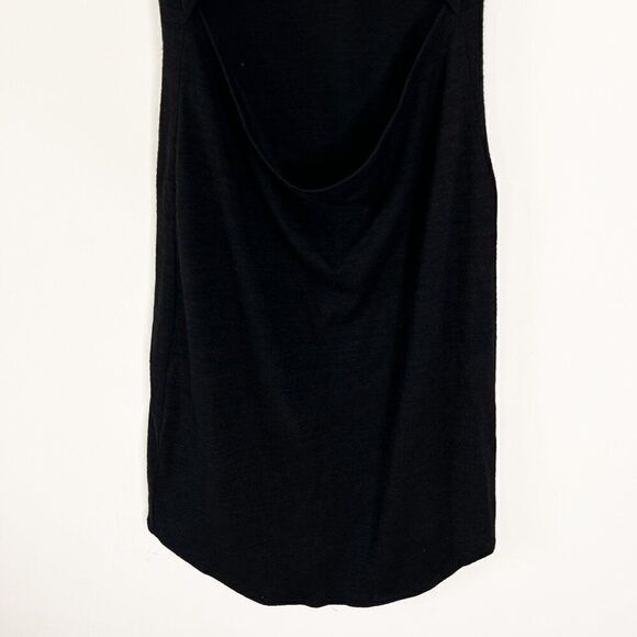Aritzia Wilfred Free Yasmin Black Open Back Sleeveless Bodycon Dress - Picture 7 of 9